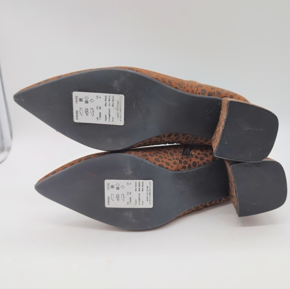 Leopard Print Ankle Boots Sz 7 Simply Be WW090 - Picture 7 of 10